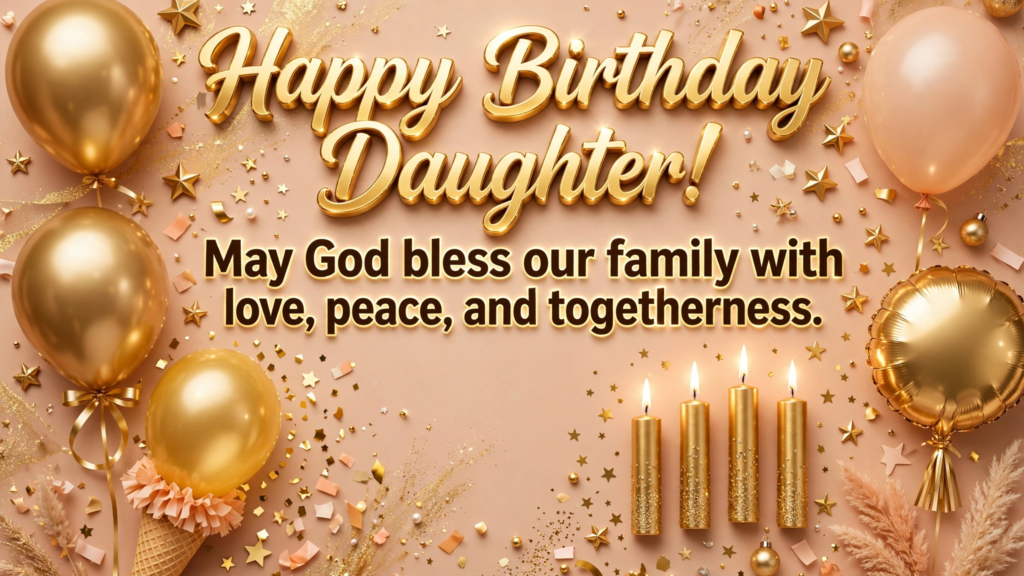 Christian Birthday Wishes for Family