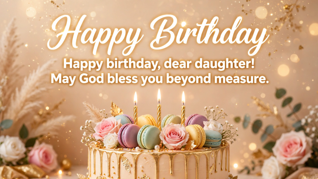 Christian Birthday Wishes for a Daughter