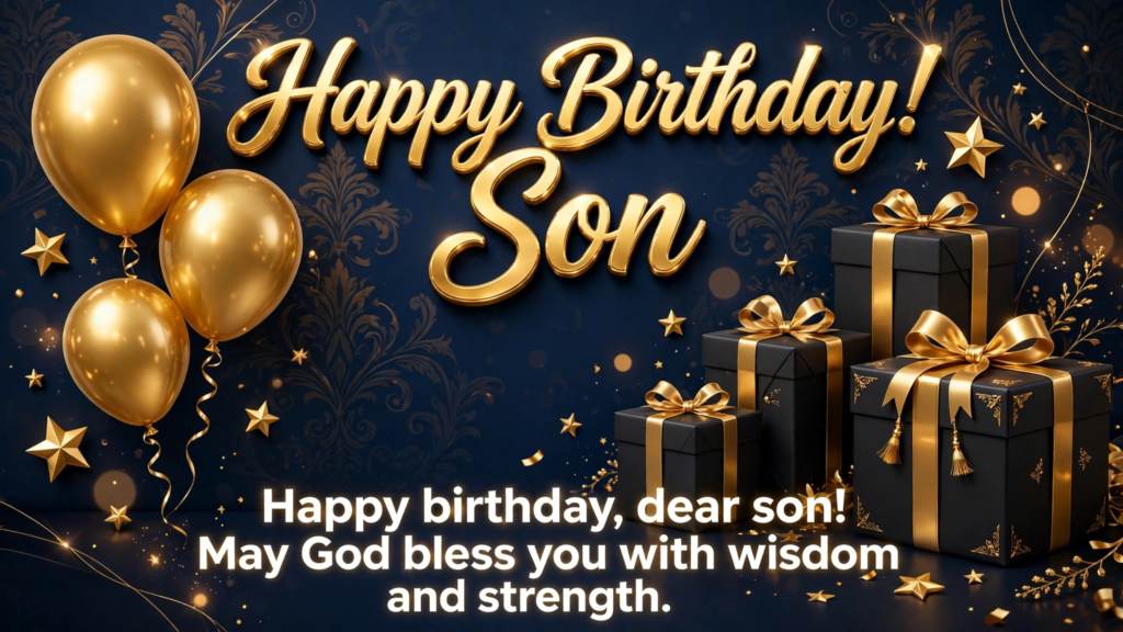 Christian Birthday Wishes for a Son