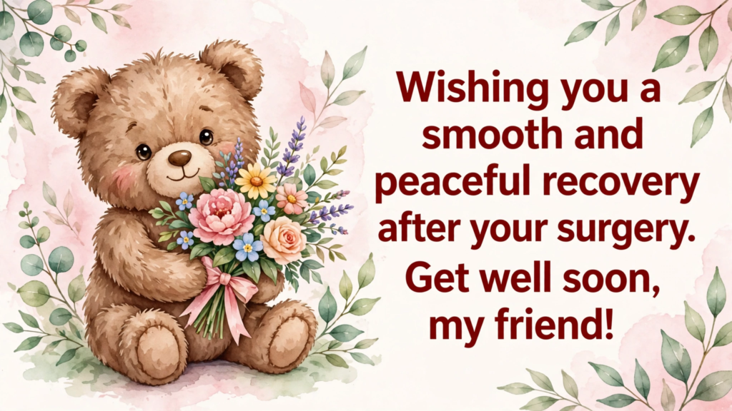Get Well Soon Wishes for a Friend After Surgery