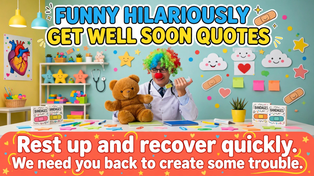 Funny Meaningful Get Well Messages