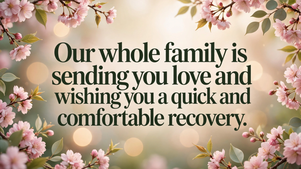Get Well Soon Messages for Parents and Grandparents from the Family