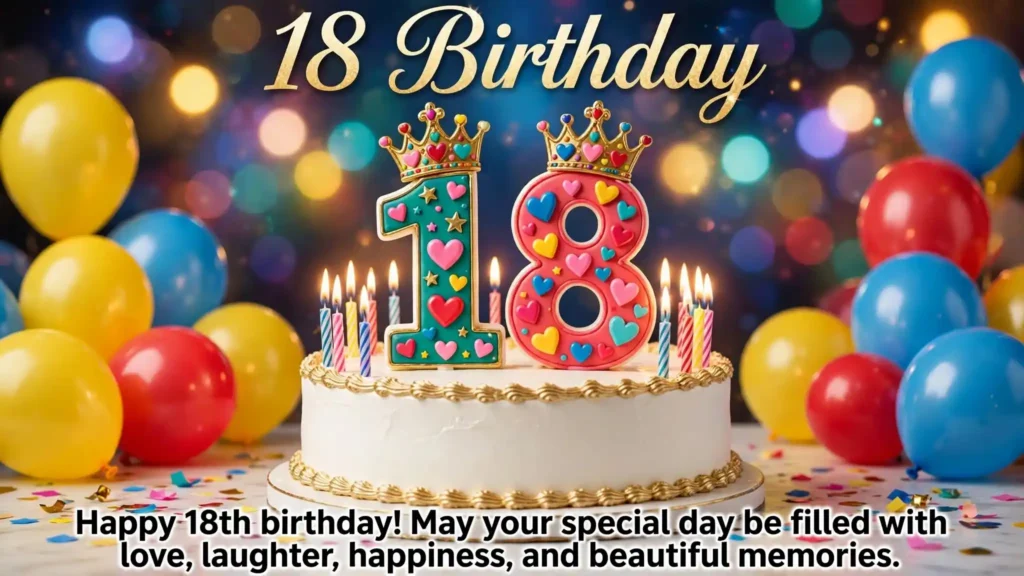 Sweet 18th Birthday Wishes