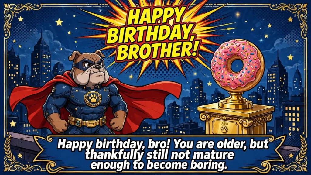 Funny Birthday Wishes for Brother