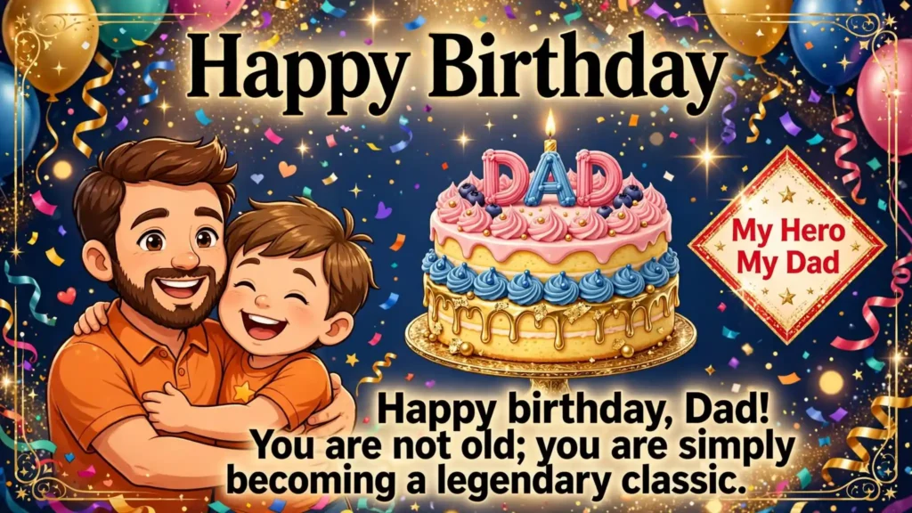 Funny Birthday Wishes for Dad