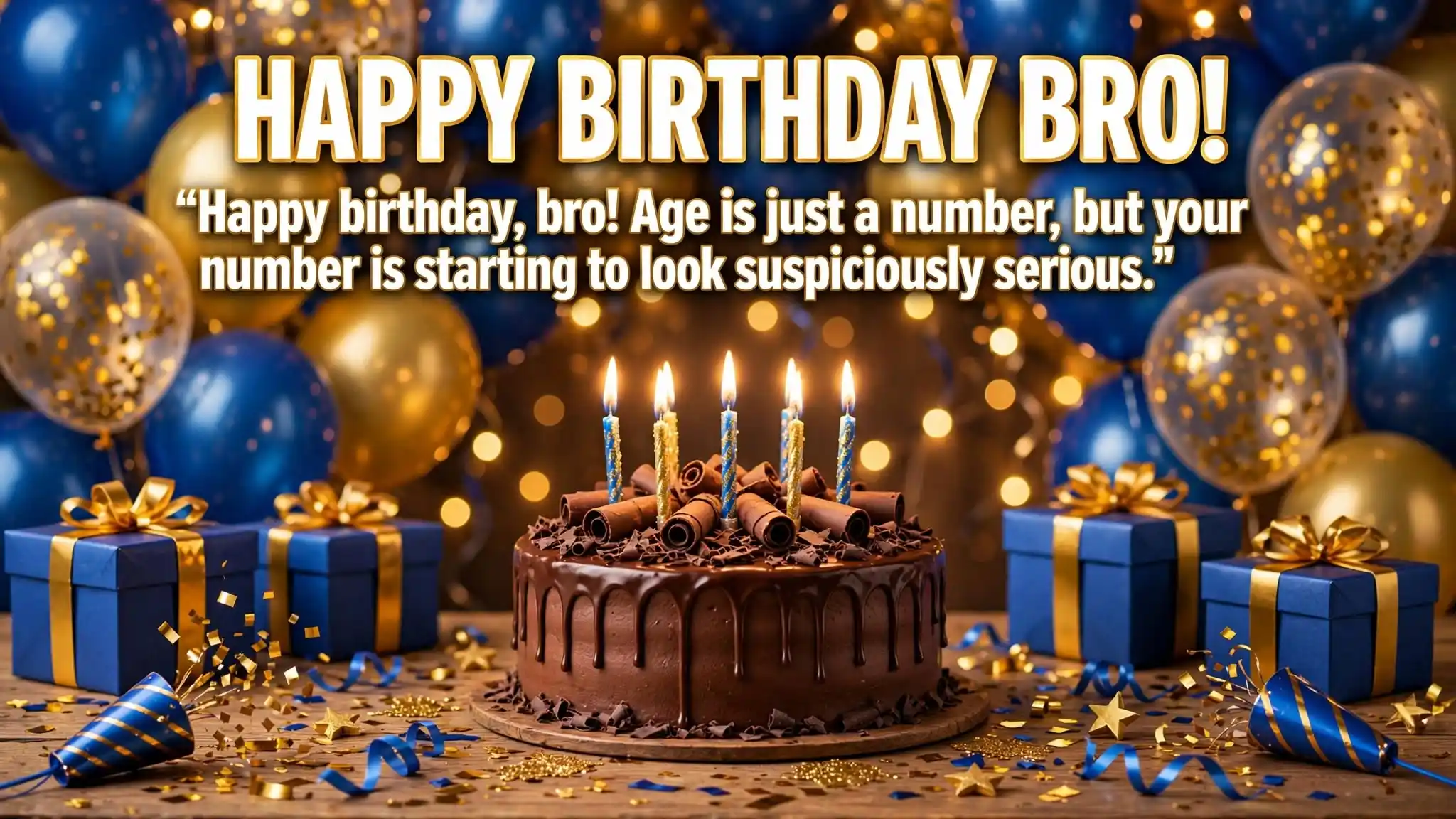 Funny Birthday Wishes for Brother