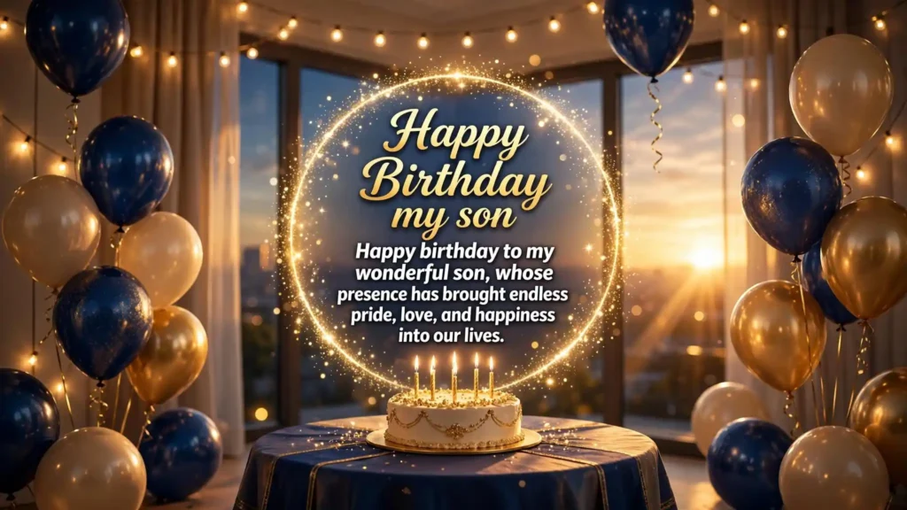 Heart Touching Birthday Wishes for Son
