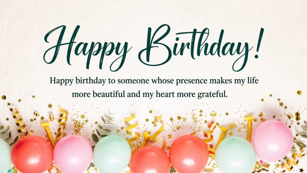 Short Heart Touching Birthday Wishes