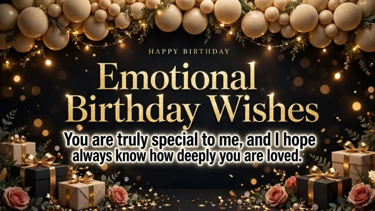 Emotional Birthday Wishes