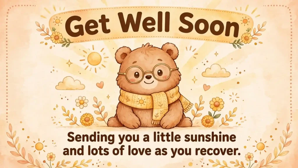 2. Sweet Get Well Soon Messages for WhatsApp