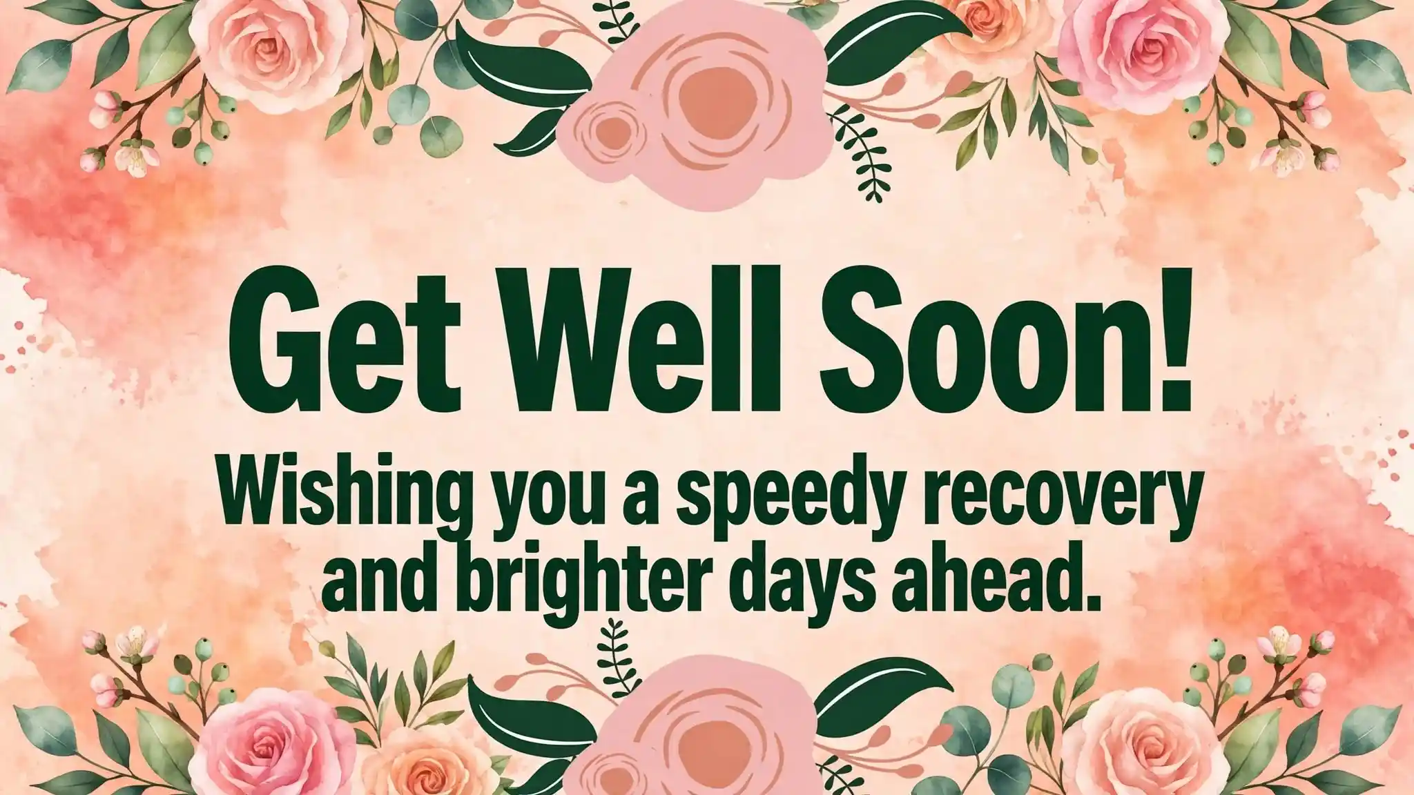 Get Well Soon Wishes for Text and WhatsApp