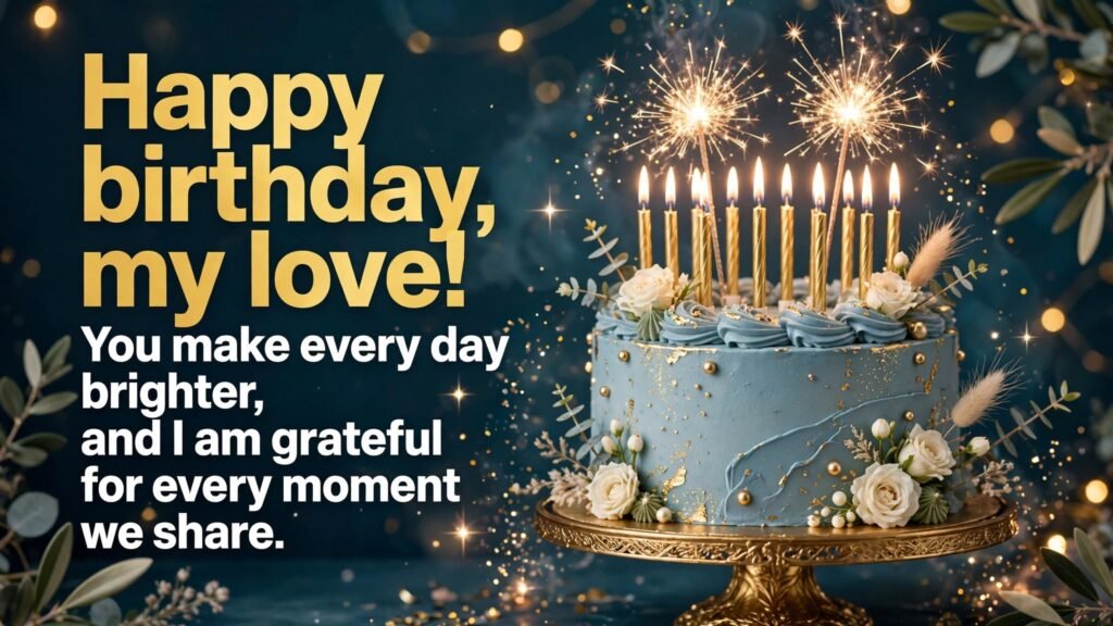 6. Short and Sweet Birthday Wishes for Your Wife