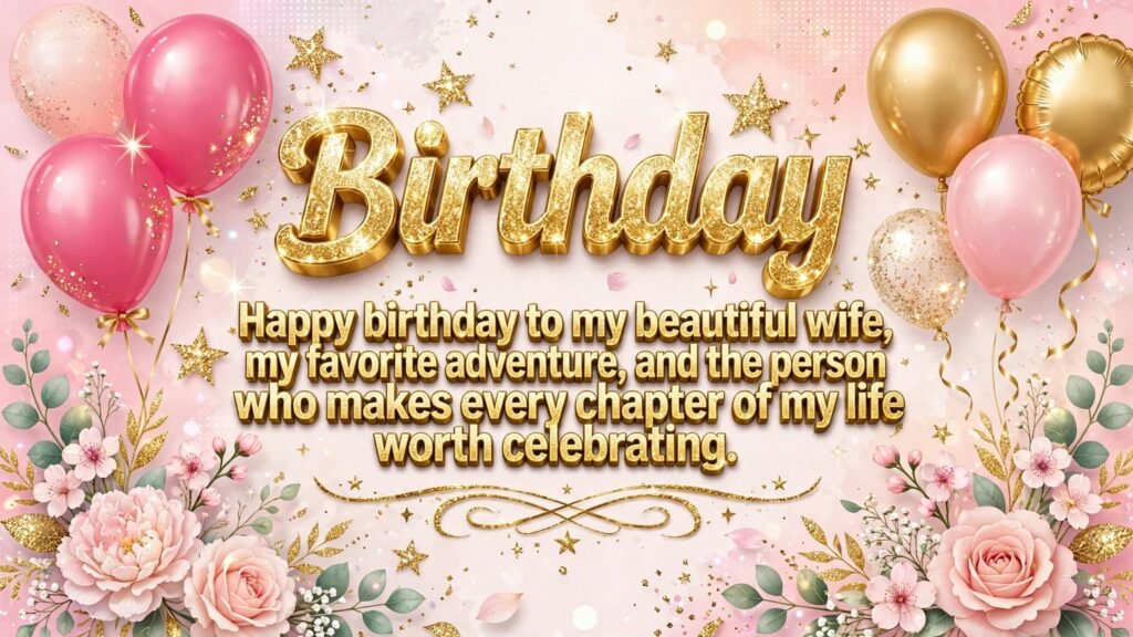 8. Unique Birthday Wishes for Your Wife