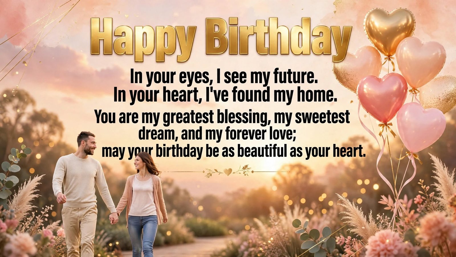 195+ Top 10 Birthday Wishes for Your Wife:Romantic Messages to Make Her Smile