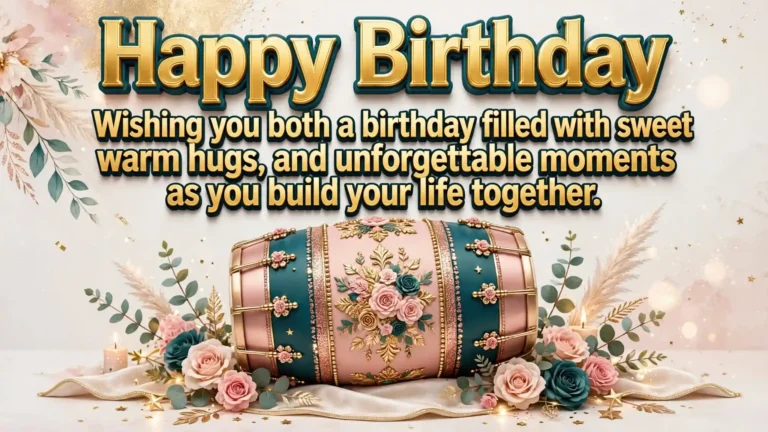Birthday Wishes for Newly Married Couples