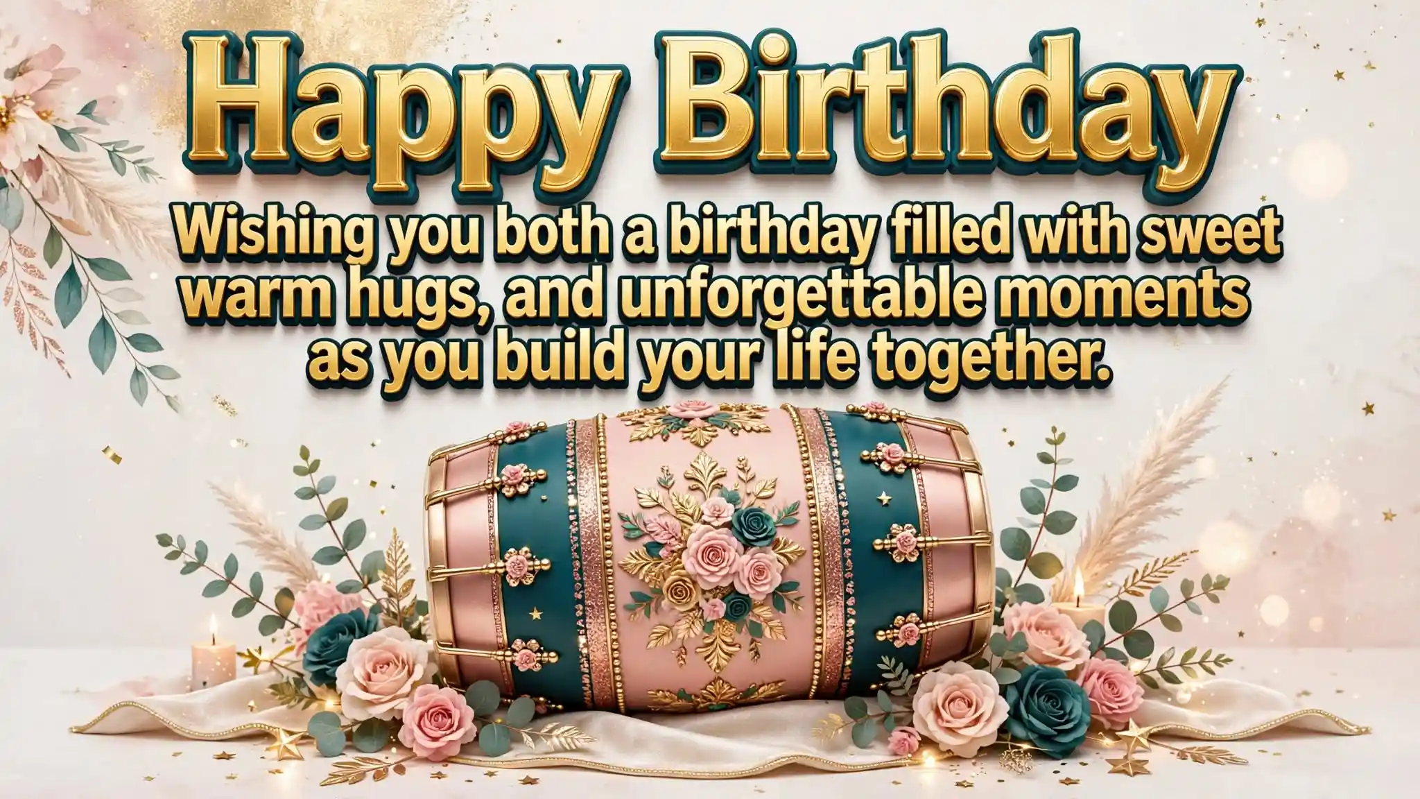 Birthday Wishes for Newly Married Couples