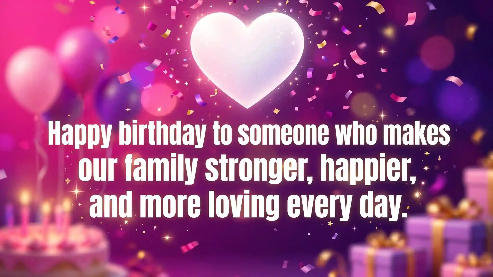Family Birthday Wishes
