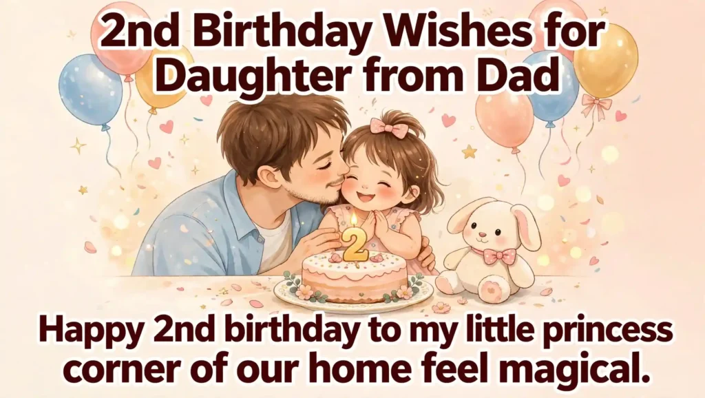 2. 2nd Birthday Wishes for Daughter