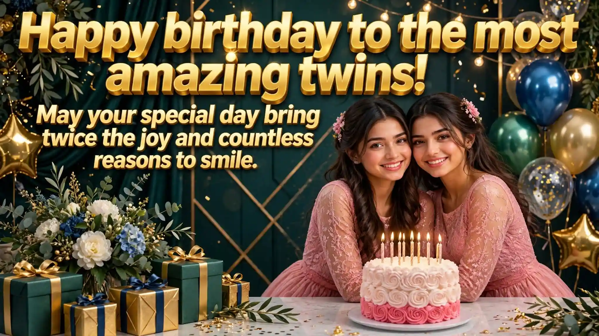 Birthday Wishes for Twins